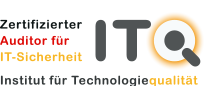 ITQ Logo und Hinweis auf zertifizierter Auditior
